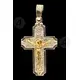 Silver Cross Necklace 925° with Jesus Christ (9B) - Jewelry στο Athonian.gr