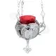 Hanging Vigil Lamp Nickel Plated (9894N) - Ecclesiastical Utensils στο Athonian.gr