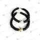 Black Satin Prayer Ropes 33 Knots with Cross (33K100MA) - Prayer Ropes στο Athonian.gr