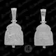 Silver Reliquary Pendant Saint George (2A) - Jewelry στο Athonian.gr
