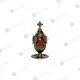 Home Table Metal Vigil Lamp "Cross" 0202 - Ecclesiastical Utensils στο Athonian.gr