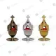 Home Table Metal Vigil Lamp "Cross" 0202 - Ecclesiastical Utensils στο Athonian.gr